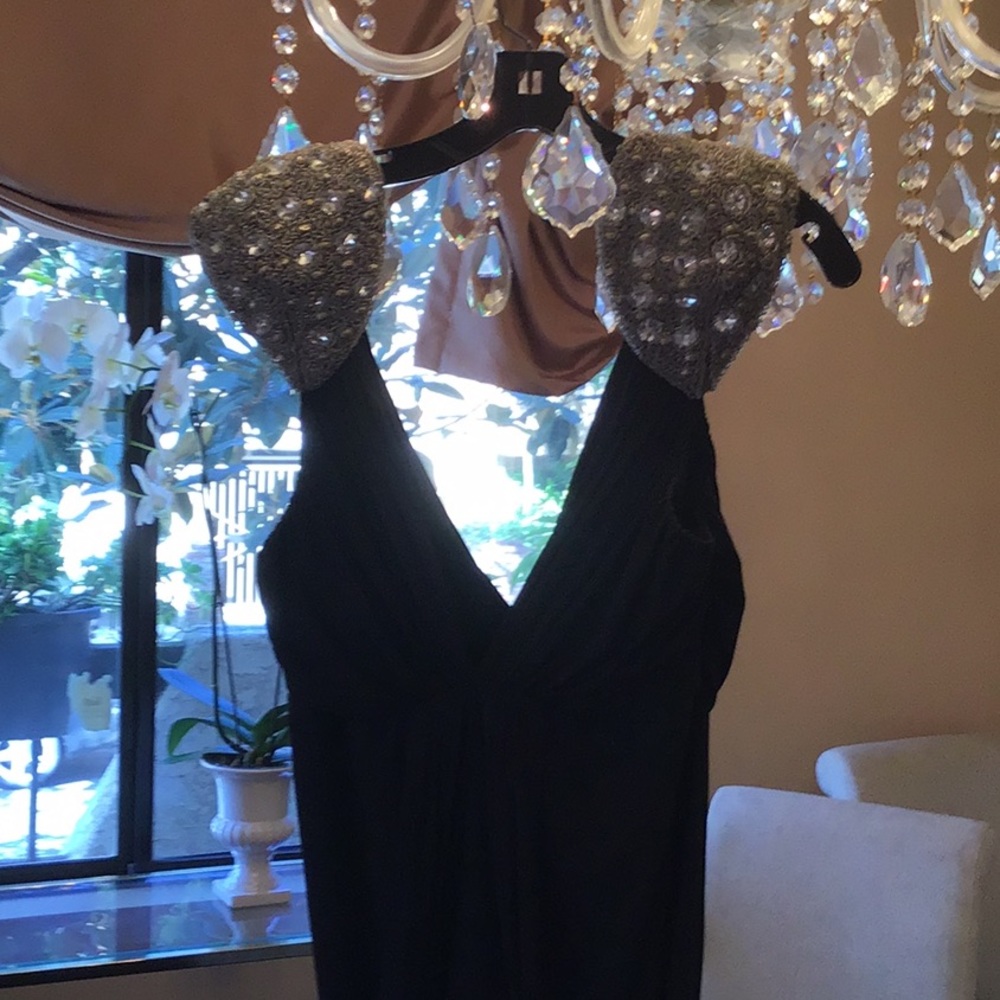 Black evening dress by ABS